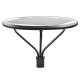 Solar Powered 40W LED Post Top Area Light